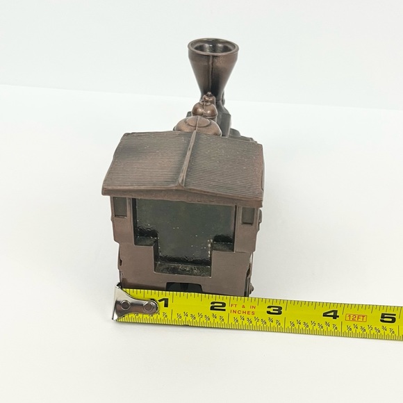 Vintage 1974 Banthrico Chicago Metal Train Coin Money Bank - Picture 7 of 11